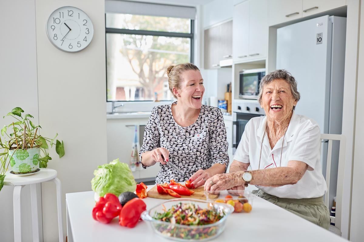 Meal Preparation & Nutrition provided by a Pure Home Care Solutions caregiver